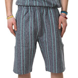 CHAMPION REVERSE WEAVE STRAIGHT HEM SHORT 211896 BL512 GRAY ALLOVER PRINT - Shoelosophy