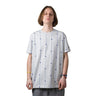 CHAMPION REVERSE WEAVE ALLOVER PRINT CREWNECK T-SHIRT 211678 EM004 GREY - Shoelosophy
