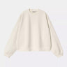 CARHARTT WIP WOMENS BENTON SWEATSHIRT I034511 WAX GARMENT DYED - Shoelosophy