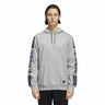 ADIDAS QUARTZ HODDIE CE1837 MEDIUM GREY HEATHER - Shoelosophy