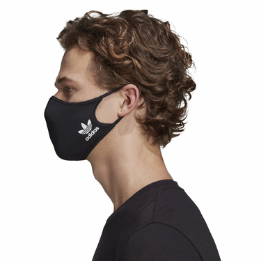 ADIDAS GESICHTSABDECKUNGEN MASKE 3ER-PACK M/L HB7851 SCHWARZ - Shoelosophy