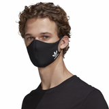 ADIDAS GESICHTSABDECKUNGEN MASKE 3ER-PACK M/L HB7851 SCHWARZ - Shoelosophy
