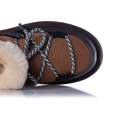 EMU AUSTRALIA BLURRED MICRO W13129 CHESTNUT MOON BOOTS - Shoelosophy