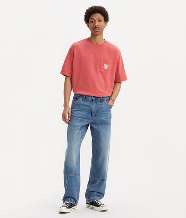 LEVI'S WORKWEAR 568 DOUBLE KNEE LOOSE STRAIGHT A7367-0003 DETROIT WASH BLUE - Shoelosophy