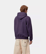 CARHARTT WIP HOODED CARHARTT SWEATSHIRT I030547 LOKERS SALT - Shoelosophy