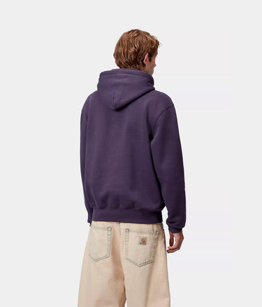 CARHARTT WIP HOODED CARHARTT SWEATSHIRT I030547 LOKERS SALT - Shoelosophy