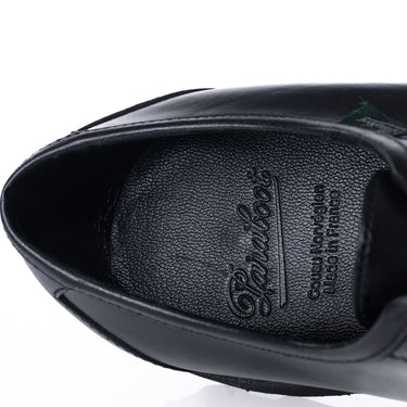 PARABOOT CASTEL MARCHE NOIR LIS MAT 702812 MADE IN FRANCE - Shoelosophy