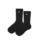 CARHARTT WIP MADISON SOCKS I036750 SCHWARZ 2 PAAR PACK - Shoelosophy