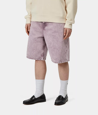 CARHARTT WIP WOMEN'S BRANDON SHORT I 036530 COSY PURPLE CHALK WASH - Shoelosophy