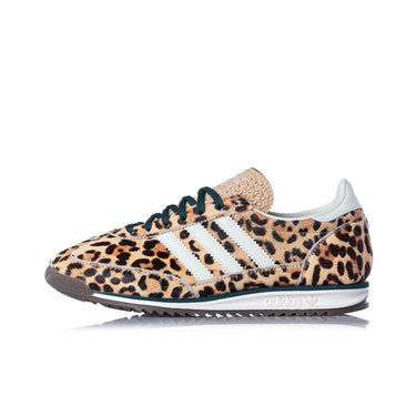 ADIDAS WOMENS SL 72 OG KI4205 MAGIC BEIGE IVORY LEOPARD PRINT - Shoelosophy