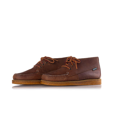SEBAGO CAMPSIDES DAKOTA 731228W BRAUN TAN WACHS NUBUK - Shoelosophy
