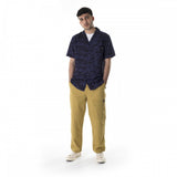 DICKIES QUAMBA SHIRT NAVY TIGER PRINT - Shoelosophy