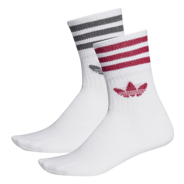 ADIDAS MID CUT CREW SOCKS ED5906 MULTICOLOR 2 PAAR LAMINIERTE SOCKEN FÜR DAMEN - Shoelosophy