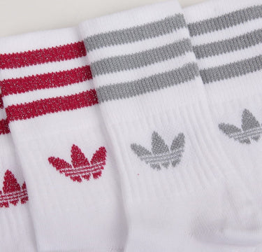 ADIDAS MID CUT CREW SOCKS ED5906 MULTICOLOR 2 PAAR LAMINIERTE SOCKEN FÜR DAMEN - Shoelosophy