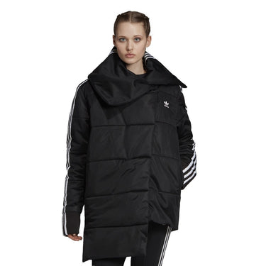 ADIDAS WOMENS PUFFER TRACK JACKET EC1916 SCHWARZ DAMEN DAUNENJACKE - Shoelosophy