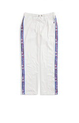 CHAMPION REVERSE WEAVE STAIGHT HEM PANTS 111250 WW002 WHITE PANTALONE DONNA - Shoelosophy