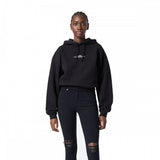 DR DENIM ESTRID HOODIE 2141101 SCHWARZES DAMEN-SWEATSHIRT - Shoelosophy