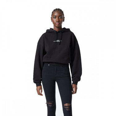 DR DENIM ESTRID HOODIE 2141101 SCHWARZES DAMEN-SWEATSHIRT - Shoelosophy