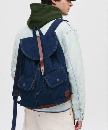 LEVI'S HERITAGE RUCKSACK RUCKSACK 002GW-0000 INDIGO RINSED - Shoelosophy