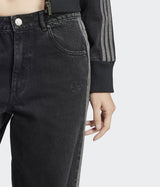 ADIDAS ORIGINALS DENIM 3 STRIPES PANT JD3109 TRUE BLACK - Shoelosophy