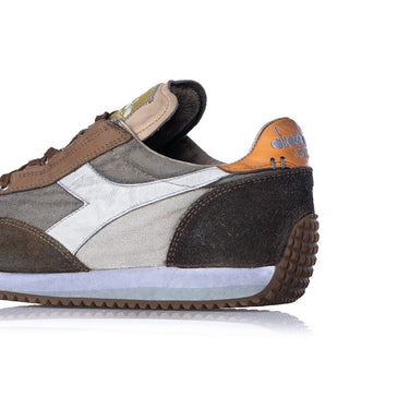 DIADORA HERITAGE EQUIPE DIRTY STONE WASHED EVO BEIGE LEDER - Shoelosophy