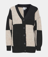 ICHI IHALLURA CARDIGAN METEORIT CHECK - Shoelosophy