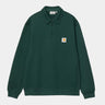 CARHARTT WIP POLO SWEATSHIRT I035532 DARK FIR - Shoelosophy