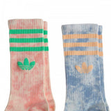 ADIDAS TIE DYE SOCKS HA4677 AMBIENT SKY BLUSH 2 PAAR SCHWAMMSOCKEN - Shoelosophy