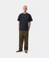 CARHARTT WIP AMERICAN SCRIPT T-SHIRT I029956 DEEP NIGHT - Shoelosophy