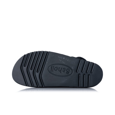 SCHOLL BLAKE 2 STRAPS BOLD F00663 DAMENSANDALE AUS SCHWARZEM LEDER - Shoelosophy
