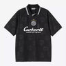 CARHARTT WIP TERRACE FOOTBALL T-SHIRT I037567 HEART TRAIN JACQUARD SCHWARZ - Shoelosophy