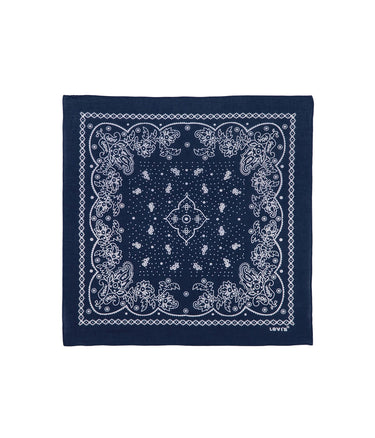 LEVI'S PAISLEY BANDANA 77138-0630 NAVY - Shoelosophy