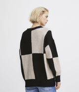 ICHI IHALLURA CARDIGAN METEORIT CHECK - Shoelosophy