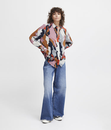 ICHI IHIRENNE MULTICOLOR SHIRT - Shoelosophy