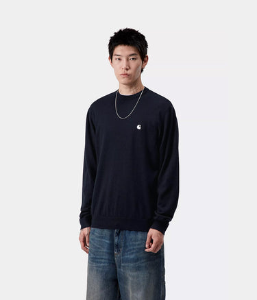CARHARTT WIP MADISON SWEATER I030841 DARK NAVY - Shoelosophy