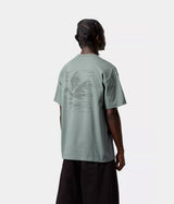 CARHARTT WIP PUNCHED T-SHIRT I036006 VELVET GREEN - Shoelosophy
