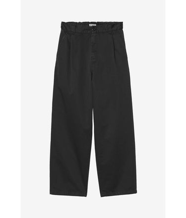 CARHARTT WIP WOMENS MARV PANT I036523 BLACK STONE WASHED - Shoelosophy