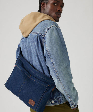 LEVI'S HERITAGE MESSENGER BAG 002GV-0001 INDIGO RINSED - Shoelosophy