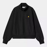 CARHARTT WIP 여성 AMERICAN SCRIPT 하이넥 스웻셔츠 I033827 블랙 - Shoelosophy