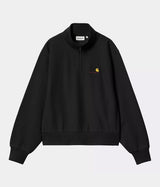 CARHARTT WIP 여성 AMERICAN SCRIPT 하이넥 스웻셔츠 I033827 블랙 - Shoelosophy