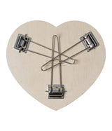 CARHARTT WIP HEART FOLDING TABLE I035830 BIRCH PLYWOOD SCARLET - Shoelosophy