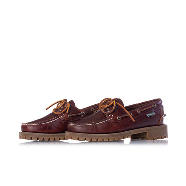 SEBAGO CAMPSIDES RANGER WAXY WOMAN 7002IR0 BROWN GUM DAMEN MOKASIN OUTDOOR - Shoelosophy