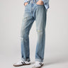 LEVI'S 501 ORIGINAL SELVEDGE DENIM 00501-3736 TURQUOISE RIVET HERREN SELVE JEANS - Shoelosophy
