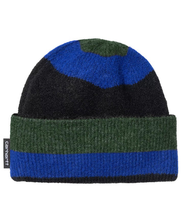 CARHARTT WIP SUNDLING BEANIE I033845 STRIPE JACQUARD SYCAMORE TREE - Shoelosophy
