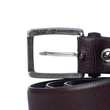 ACC STUDIO LEDERGÜRTEL HANDGEFERTIGT IN ITALIEN BRAUN - Shoelosophy