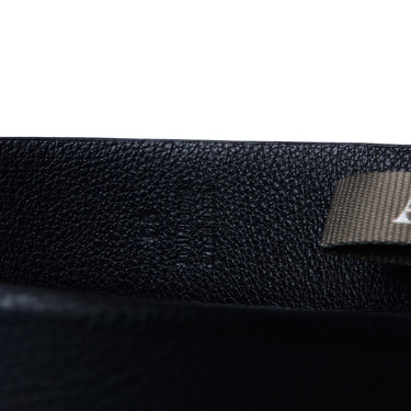 ACC STUDIO GEHÄMMERTER LEDERGÜRTEL HANDGEFERTIGT IN ITALIEN SCHWARZ - Shoelosophy