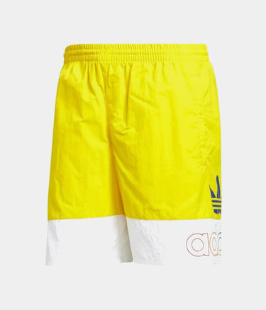 "ADIDAS FREESTYLE SHORT ""PRIDE"" GD0954 GELB" - Shoelosophy
