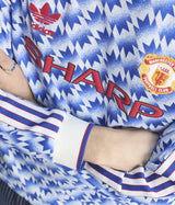 ADIDAS ORIGINALS MANCHESTER UNITED AWAY JERSEY 1990 LANGARM JM5498 MULTICOLOR - Shoelosophy