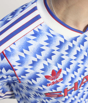 ADIDAS ORIGINALS MANCHESTER UNITED AWAY JERSEY 1990 LANGARM JM5498 MULTICOLOR - Shoelosophy