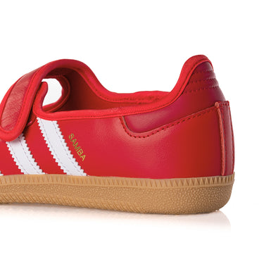 ADIDAS WOMENS SAMBA JANE JQ6446 BETTER SCARLET RED - Shoelosophy